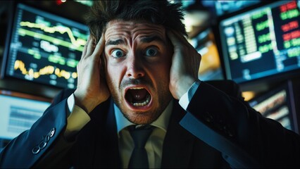 Stock Trader Furious With Anger After Market Loss