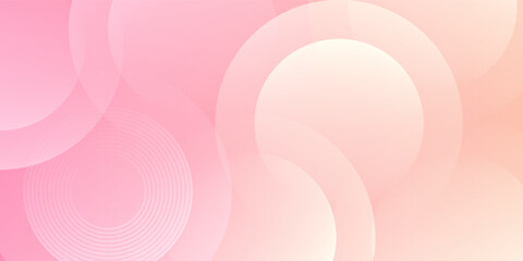 Minimalist banner background, pastel colorful, pink and yellow gradations.