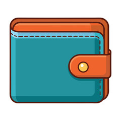 Obraz premium wallet--on-white-background