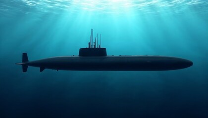 Submarine Underwater Ocean Military Vessel