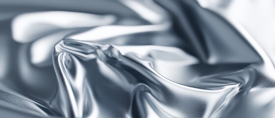 Abstract Silver Drape Texture