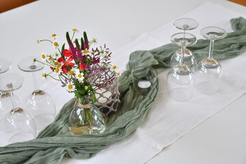 Table decoration for a birthday party or event