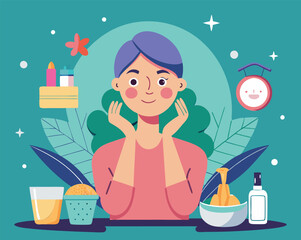 Daily Skincare Routine. A Guide to Natural Beauty and Self.Care