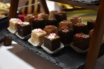 Mini party cakes for desert