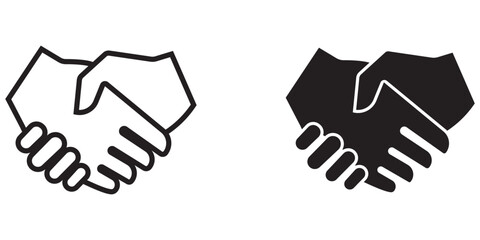 Hand Cursor Icon Set - Click, Pointer, and Gesture Icons in Modern Flat Design - Vector Illustration, Icon Set of Editable Line Hand Variations  eps 10