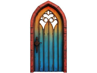 Colorful Gothic Door