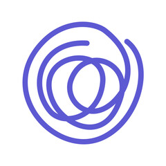 Hand drawn line Trendy