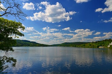 Brno Dam. Place for recreation and sports. Brno - Bystrc. - Czech Republic Europe. Beautiful spring...