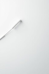 Clean white applicator on a minimalist background, perfect for hygiene product presentation