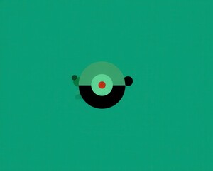 Abstract Geometric Circle Design