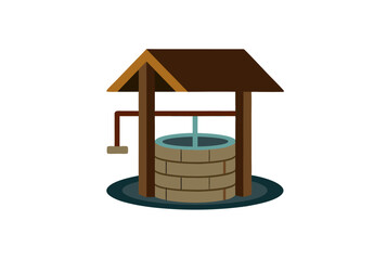 tubewell design vector
