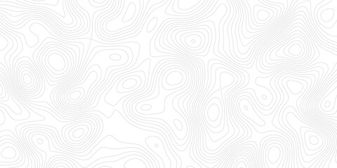 Abstract topographic lines seamless pattern background