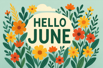 June Hello: Summer Blossoms in Bloom