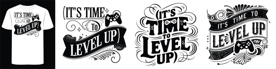 Modern Motivational Football T-Shirt Designs with Artistic Typography