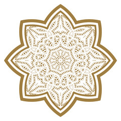 Mandala. Ethnicity round ornament. Ethnic style. Elements for invitation card. Oriental circular pattern, lace background. Cards,brochures,covers. Arabic, Islamic,asian, indian native african motifs.
