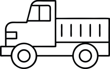 Fototapeta premium Truck icon