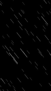 Animated 4k Vertical Rain Stock Video Footage high-quality footage
