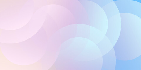 Abstract background modern minimalist blue, purple and yellow gradations circle effect memphis trendy. Vector