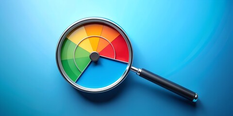 Magnifying Performance A Colorful Gauge of Progress and Success