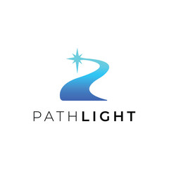 path light logo icon vector
