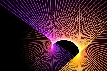 fractal burst background. the image generated by ai