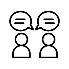 Corporate outline icon. Business icon isolated on white background. Transparent background, minimalist symbol. Vector images	