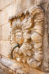 Ancient Stone tap in Dubrovnik