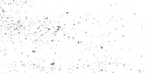 Abstract silver confetti foil splatter glitter on transparent background. Vector confetti for celebration with gray glitter festive background