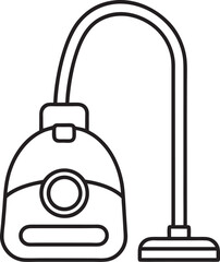 vector illustration of a vacuum cleaner