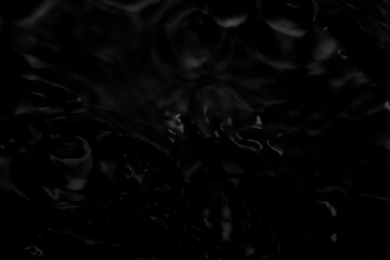 Abstract Fluid Motion with Dark Background and Textured Waves