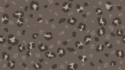 Modern seamless pattern leopard skin. abstract hand drawn art animal skin background