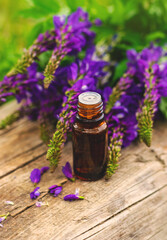 Horny goat wood extract alternative medicine. Selective Focus.