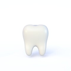 Cute cartoon style tooth 3D