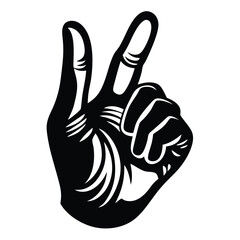 Obraz premium Hand silhouette representing gestures and communication in various contexts of daily life