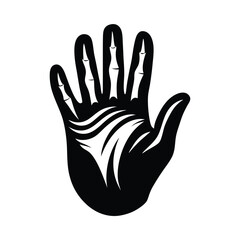 Fototapeta premium Hand silhouette representing gestures and communication in various contexts of daily life