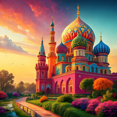 background colorful design best quality hyper real