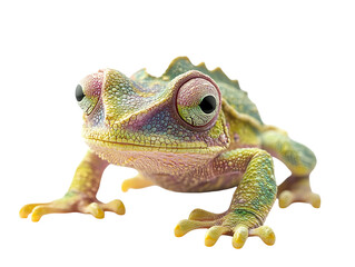 frog on white background