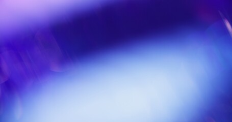 Lens flare defocused. Blue glow. Bokeh light effect rays blending abstract particles burst glaring on white background.
