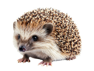 Obraz premium hedgehog isolated on white background