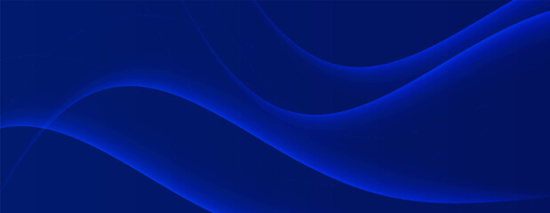 Abstract blue background with glowing geometric lines. Modern blue gradient square shape design. Futuristic technology concept. Suit for brochure, corporate, website, poster, banner. EPS 10