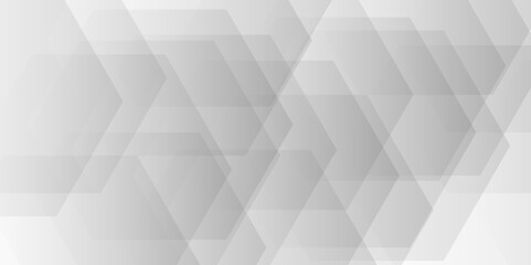 Fototapeta premium White and gray abstract banner design. Minimal triangle diamond and squares shapes in random geometric pattern. Vector abstract pattern background template.