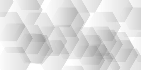 White and gray abstract banner design. Minimal triangle diamond and squares shapes in random geometric pattern.	 Vector abstract pattern background template.