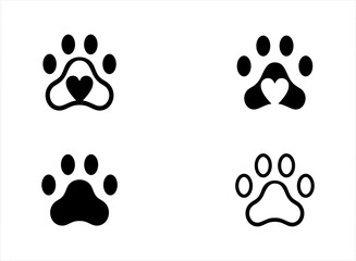 dog foot icon