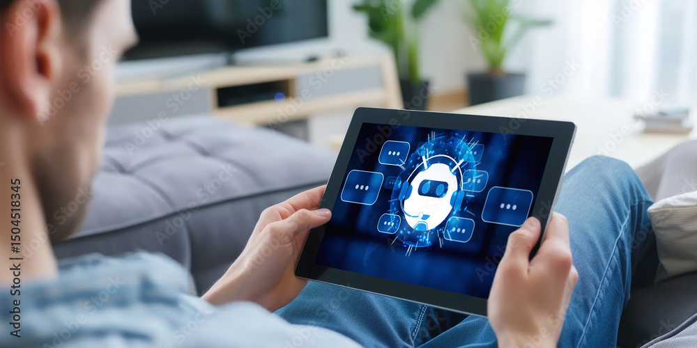 Poster chatbot software application for brisk online business that automatically reply to customer question