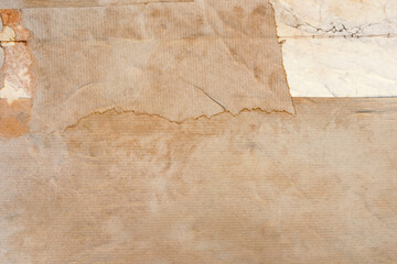 Macro of old wrapping paper, grunge background