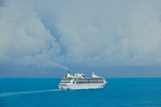 Royal Caribbean Grandeur iof the Seas cruise ship in Cozumel, Mexico. Created 11.01.24