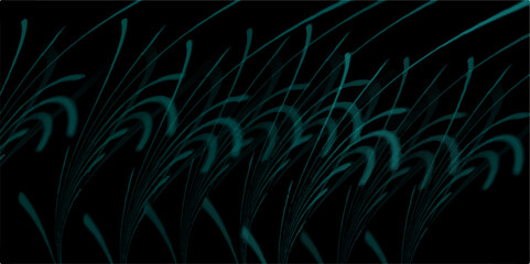 abstract Digital Vines Twilight Feathers. Background with a colorful wave in the middle. Silken Shadows and Dancing With Light used for party, birthday. 