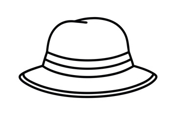 Stylish summer bucket hat fashion accessory design