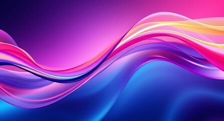 Naklejka premium Abstract colorful waves background design