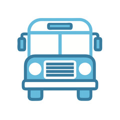 School Bus Icon Representing Student Transport, Educational Commute, and Safe Travel